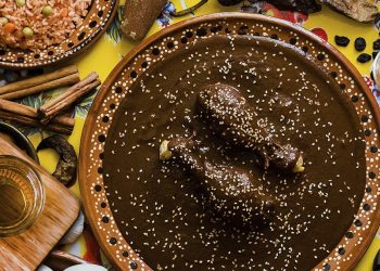 El mezcal destilado de mole
